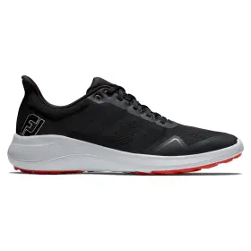 Footjoy 084984868122 Mens Fj Flex Previous Season Style Golf Shoe 9.5 Black/white/red