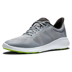 Footjoy 084984868382 Mens Fj Flex Previous Season Style Golf Shoe 10 Grey/white/lime