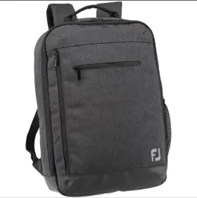 31513 Footjoy Backpack Nwt Heather Charcoal 17 Inch X 12 6.5 135.00
