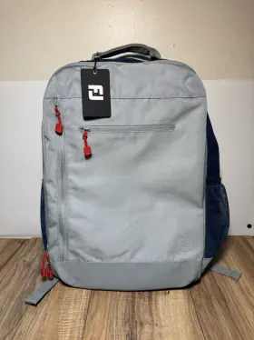31555 Footjoy New With Tags Golf Back Pack Grey/navy Adult 17 Inch X 13 31555 Footjoy New With Tags Golf Back Pack Grey/navy Adult 17 Inch X 13