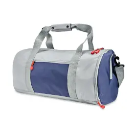 31558 Footjoy Brand New Factory Sealed Fj Barrel Duffel Bag Gray/navy Msrp 115
