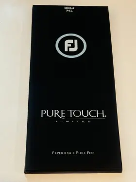 Footjoy 667974106154 3-pack Mens Pure Touch Limited Golf Glove - White Medium/large Lh M/l