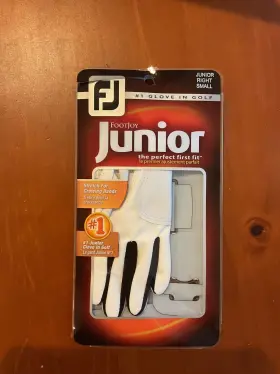 Footjoy 667974338555 Junior Golf Glove White Size Small Right Hand Kids Youth