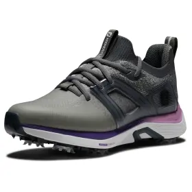 98168-m090 Footjoy Womens Hyperflex Previous Season Style Golf Shoe Grey/purple/pink 9