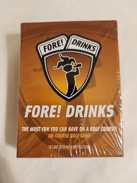 Fore Cards 195893351657 New Drinks On-course Golf Game
