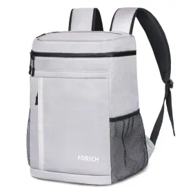 Forich 008574605898 Soft Cooler Backpack Insulated Waterproof Bag Y - Gray