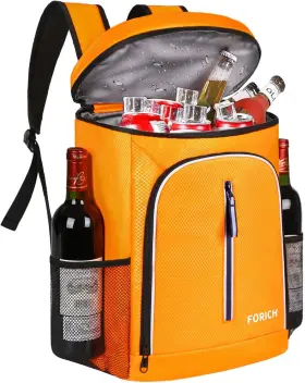 Forich 717461470043 Soft Cooler Backpack Insulated Waterproof Bag Orange