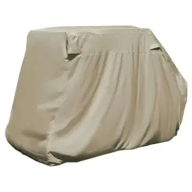 Formosa Covers 709504981487 2 Passenger Golf Cart Storage Cover 4 Short Roof 58 Inch Taupe