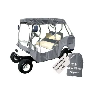 Formosa Covers 810015504178 2 Passenger Golf Cart Driving Enclosure Cover 4 Short Roof 58 Inch