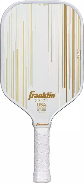 52985c5 Franklin New Signature Pro Series Pickleball Paddle 16mm White/gold