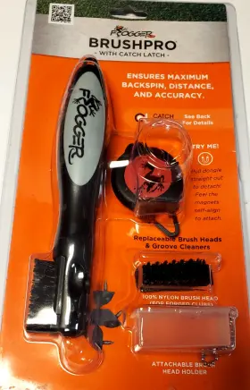 Frogger 893857001395 Brushpro Brush With Catch Latch New In Sealed Package