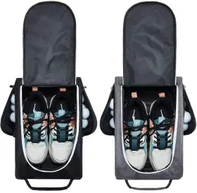 Funtery 313088884890 2 Pcs Golf Shoe Bag For Travel Zippered Sports Carrier Bags Sh