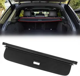 117940 Fzjdsd 1pc Black Cargo Cover Trunk Retractable Shielding Shade