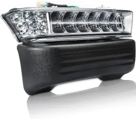 Gaoerfu-cp 722439977028 12v Club Car Precedent Led Head Light With Bumper For Electric Go