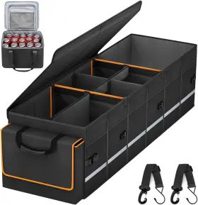 Gdnasist 726084574007 Car Trunk Organizer And Storage With Lid Removable Leakproof Cooler Bag 6 Rem