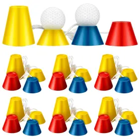 Hb-gejoy-16675 Gejoy 24 Pieces Rubber Winter Golf Tees Practice Tee Holder