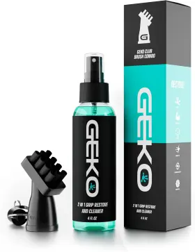 Geko Products 726084558625 Club Brush And Cleaner System With Magnetic Attachment Golf Cleaning