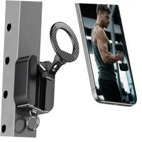 M45u Gendle 3-in-1 Magnetic Phone Holder For Gym 20x N52 Strong Magnets Attach To M45u Gendle 3-in-1 Magnetic Phone Holder For Gym 20x N52 Strong Magnets Attach To