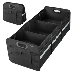 Getally 881841810658 Trunk Organizer For Car Collapsible With Multi Pockets