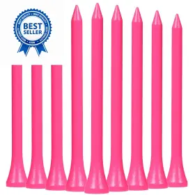 Gfgl 192408408363 Golf Tees Durable Bamboo 100pcs 3-1/4 Inch Friendly 3-1/4ftft-pink