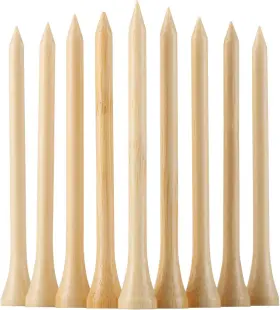 Gfgl 192408408608 Golf Tees Durable Bamboo 100pcs 3-1/4 Inch Friendly Primary