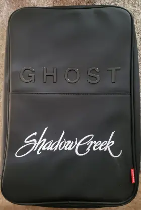 Ghost 810148174156 Golf Shoe Bag Katana Black With Embroidered Shadow Creek Logo 140
