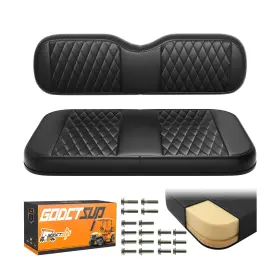 Godctsup 797457094149 Golf Cart Front Seat Replacement Cushion Assembly Kit For Ezgo Txt&medalist 1