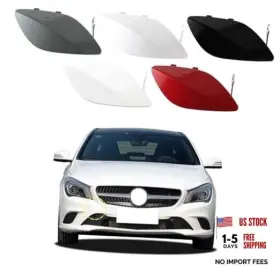 A-qtcg-bc-1416w117-hui Goholy Car Front Bumper Tow Hook Cover Compatible With Gray Right Passenger Side