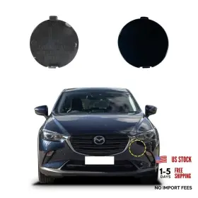 A-qtcg-mzd-1423cx3-jml-l Goholy Car Front Bumper Tow Hook Cover Compatible With Deep Blue Left Driver Side
