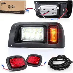 Golf Cart Accessories 313026764796 Light Kit 12v For Club Car Ds All Years Headlight And Taillight Wit