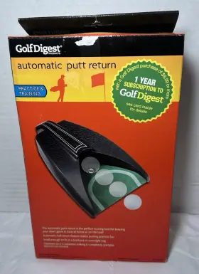 Golf Digest 794764007022 Automatic Putt Return Practice Trainer Nib Battery Operation