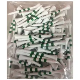 Golf Tees Etc 681276102881 3 1/4 Inch Wooden With Height Indication Stripes - Pack Of 100