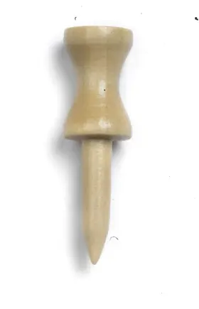 Gtesdt-1-12x100-nat Golf Tees Etc 1 1/2 Inch Step Down - Pack Of 100 Natural