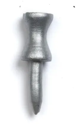 Gtesdt-1-12x100-sil Golf Tees Etc 1 1/2 Inch Step Down Made From Natural Hard Wood Silver