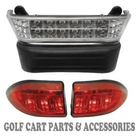 6598 Golfco Club Car Precedent Golf Cart Led Headlight And Tail Light Kit Elec. 2004- 08.5