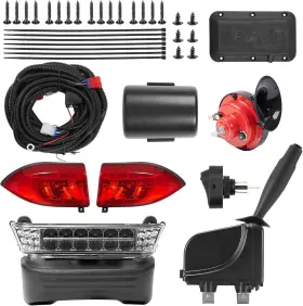 Lkpre08 Golfco Led Club Car Precedent Golf Cart Headlight And Tail Light Kit Elec. 2008.5 -up