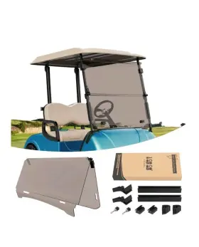 Wsg29t Golfco Golf Cart Windshield For Yamaha Drive/g29 Gas Or Electric 2007-2016 Tinted