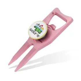 Golfn 706098184164 Golf Ball Divot Tool With Magnetic Marker - Golfftn All In 1 Rose