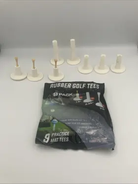 Gosports 815898024973 Rubber Golf Tees 8 Pack - 3x Of 1.5 Inch 2.25 And 3.5 Multi
