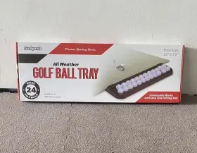 Gosports 815898027868 New All-weather Golf Ball Tray - 24 Capacity -green