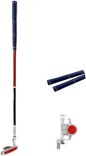 Gpm 799460166974 Acstar Junior Golf Putter Graphite Kids Right 25 Inch Age 3-5 Red