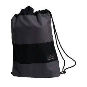 Greg Norman 688713538401 New Core Drawstring Shoe Bag - Black / Grey