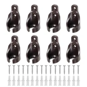 Grngven 20250626 8pcs Bungee Ball Receivers Outer Diameter 31.5mm Height 55mm Brown