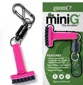 Grooveit 860006139315 New Golf Mini G Cleaning Brush Pink