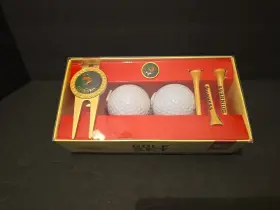 Guinness 098858011632 Golf Set 2 Balls 3 Tees Divot Repair Tool And Ball Marker