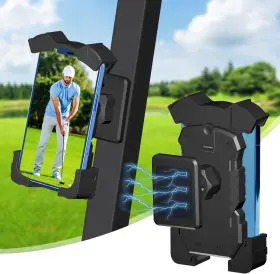Dazj-002 Gunpjone Magnetic Golf Cart Phone Holder Upgrade Strength Magnet Cell Black