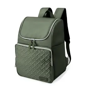 2438 Halivita Cooler Backpack Insulated Leak Proof 33 Cans Can Green