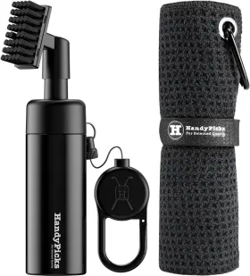 Us-ga-9001 Handy Picks Golf Club Cleaner With Water Bottle Holds 5.5 Oz Heavy Duty Metal