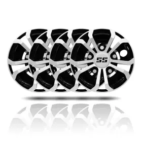 B0db5qtjyq Hangkunnee Golf Cart 8 Inch Ss Wheel Covers Hub Caps For Ezgo Club Car Yamaha Set