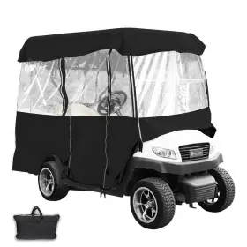B07wtbfzvr Happybuy Golf Cart Enclosure Driving Cover Universal Fit For 2 Passenger Carts